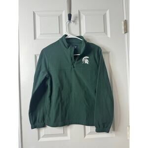 Gear for Sports Michigan State University Fleece Quarter Zip Kids Sz: large